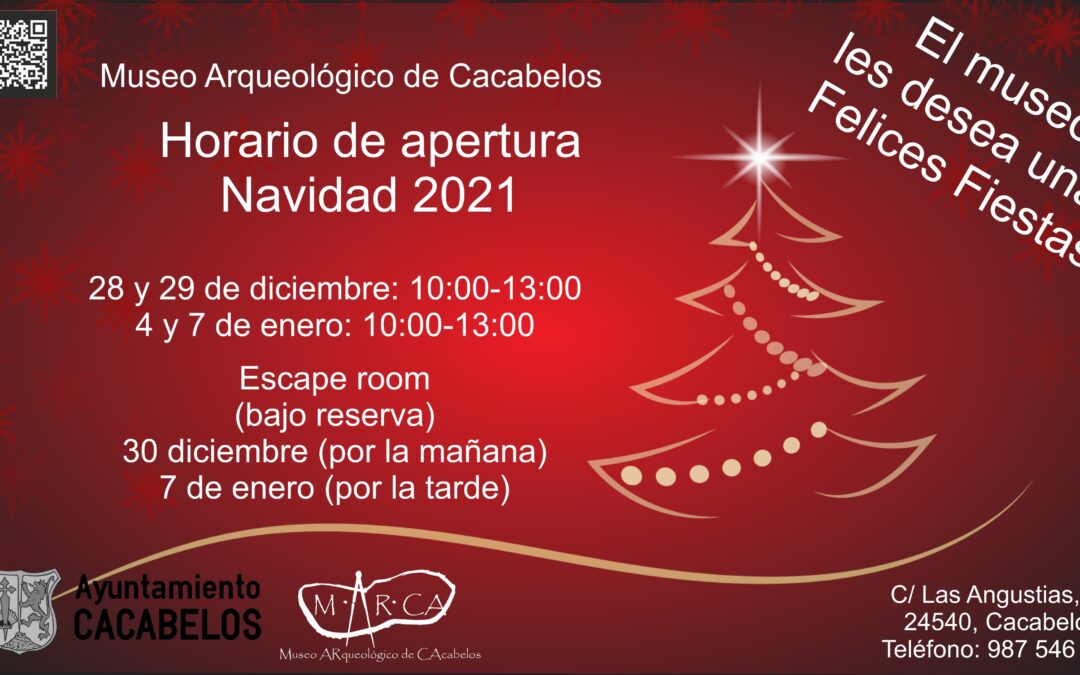 (Español) Horario de fiestas de Navidad